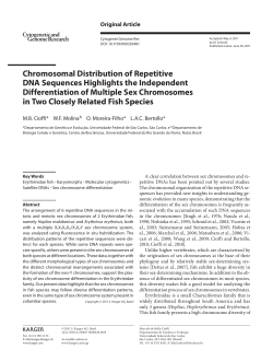 Chromosomal Distribution of Repetitive DNA Sequences