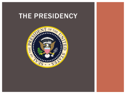 The Presidency