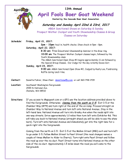 April Fools Boer Goat Weekend - Cascade Boer Goat Association