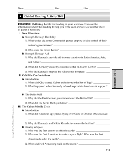 30-1 Guided Reading Activity 30-1