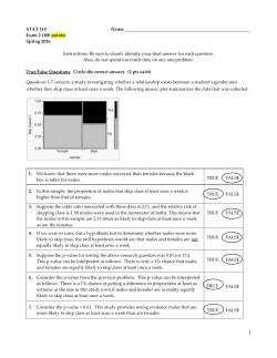 Exam 2 (100 points) - Winona State University