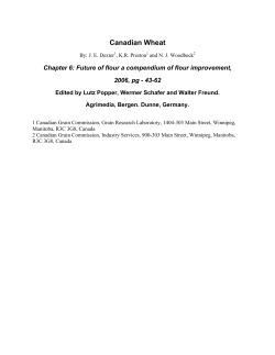 Canadian wheat – Chapter 6
