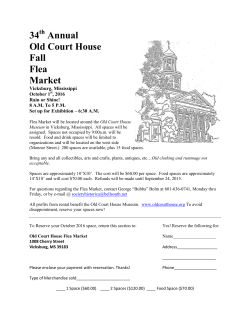 34 Annual Old Court House Fall Flea Market