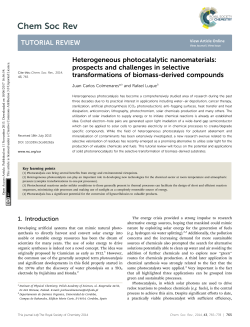 Chem Soc Rev - RSC Publishing