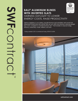 Optimize Daylighting with Inverted Slats