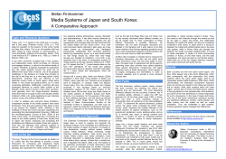 Media Systems of Japan and South Korea: