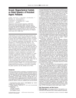 Oceanic Biogeochemical Controls on Global Dynamics of Persistent