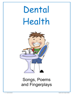 Songs, Poems and Fingerplays