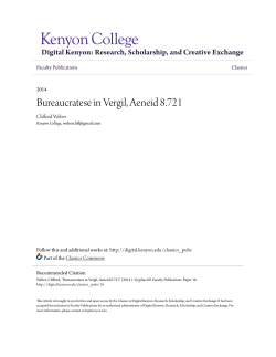 Bureaucratese in Vergil, Aeneid 8.721