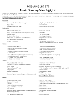 all supply list