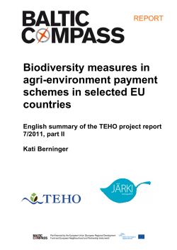 Biodiversity measures