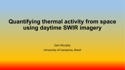 Quantifying thermal activity from space using daytime