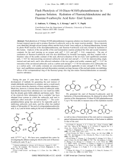 Flash Photolysis of 10-Diazo-9(10H)