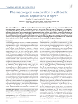 Pharmacological manipulation of cell death: clinical