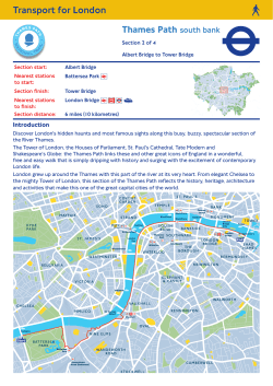 Thames Path - Transport for London