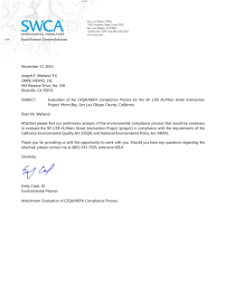 November 13, 2014 Joseph E. Weiland, P.E. OMNI