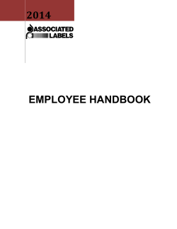 employee handbook - Associated Labels