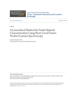 A Generalized Method for Fissile Material Characterization Using