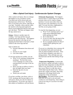 After a Spinal Cord Injury: Cardiovascular System