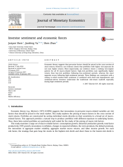 Investor sentiment and economic forces