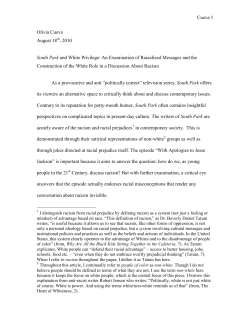 South Park is a politically satirical show that voices issues of