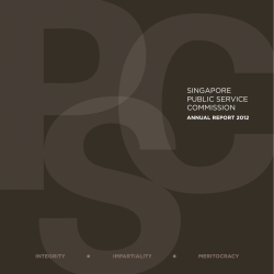 2012 - Singapore Public Service Commission