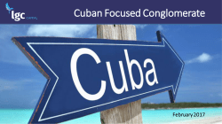 Cuban Focused Conglomerate