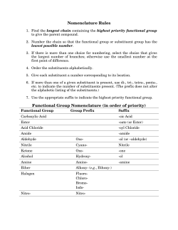Nomenclature Handout - Rose