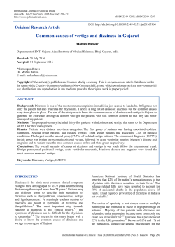 Print this article - International Journal of Clinical Trials