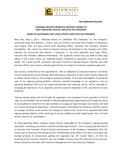 - PDF - Eldorado Resorts