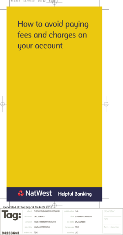 How to avoid paying fees and charges on your account