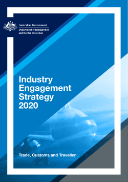 Trade, Customs and Traveller - Department of Immigration and