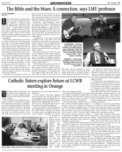 The Bible and the blues - Los Angeles Religious Education Congress