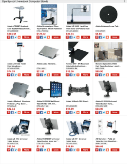 Opentip.com: Notebook Computer Stands 1 $103.71 $121.02