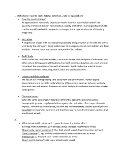 1. Definitions (4 points each: 2pts for definition, 2 pts for application