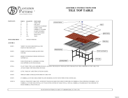 tile top table