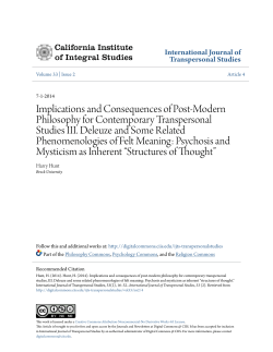 Implications and Consequences of Post