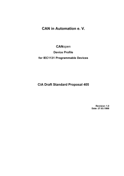 DSP 405 V1.0 - BESSY II Control System