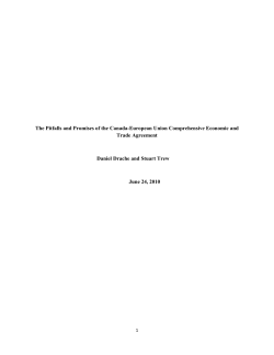 The Politics and Pitfalls of the Canada