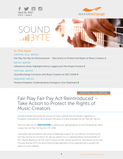 Fair Play Fair Pay Act Reintroduced – Take Action to Protect the