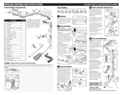 installing traditional vinyl gutter systems 2 3 4 5 1