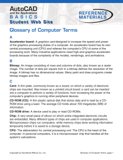 Glossary of Computer Terms - AutoCAD and Its Applications Basics
