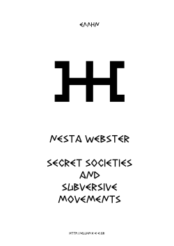 Nesta Webster - Secret Societies and Subversive