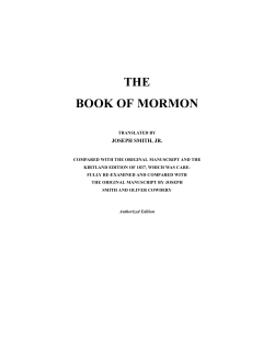 Book of Mormon - PDF Format