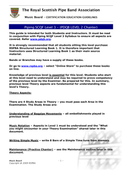 The Royal Scottish Pipe Band Association