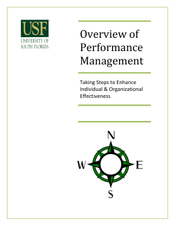 Overview of Performance Management PDF