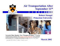 Air Transportation After September 11