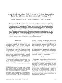 Acute Inhalation Injury With Evidence of Diffuse