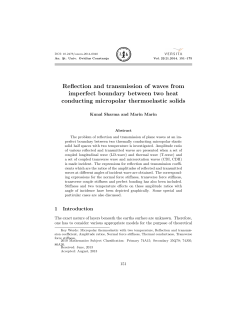 Reflection and transmission of waves from imperfect boundary