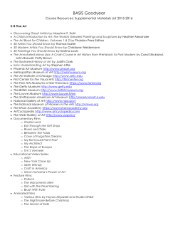 Goodyear Curricular Materials